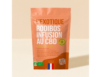 Infusion Rooibos Bio au CBD L'exotique 50g Tizz Stilla