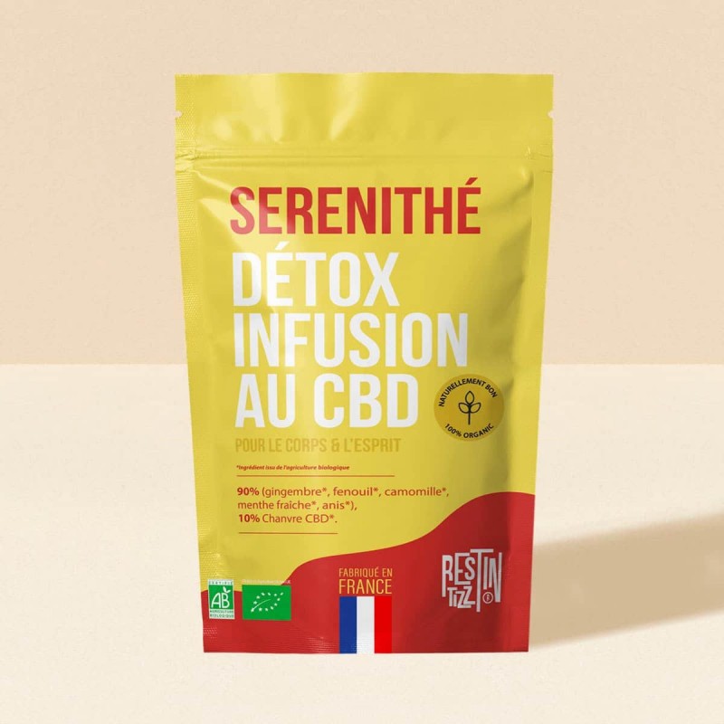 Infusion Rooibos Bio au CBD Sérénité 50g Tizz Stilla