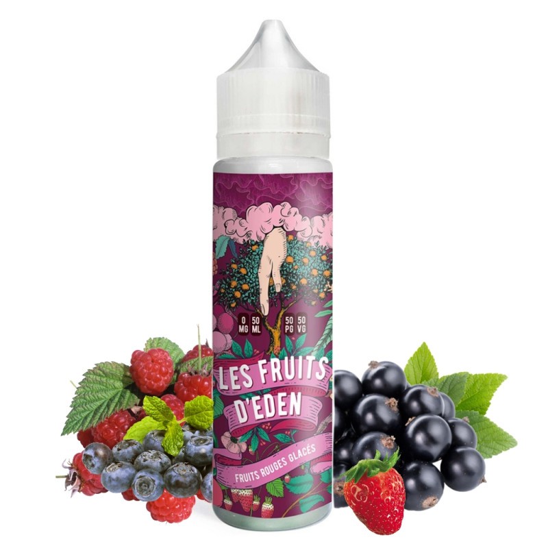 Fruits rouges glacés 50ml Le Coq Qui Vape