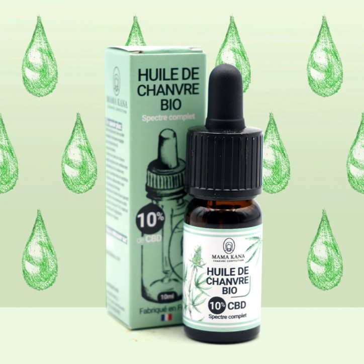 Huile de chanvre bio CBD - Mama Kana