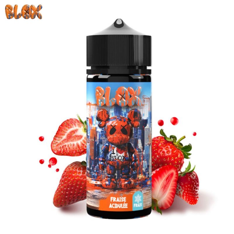 Fraise Acidulée 100ml Blox