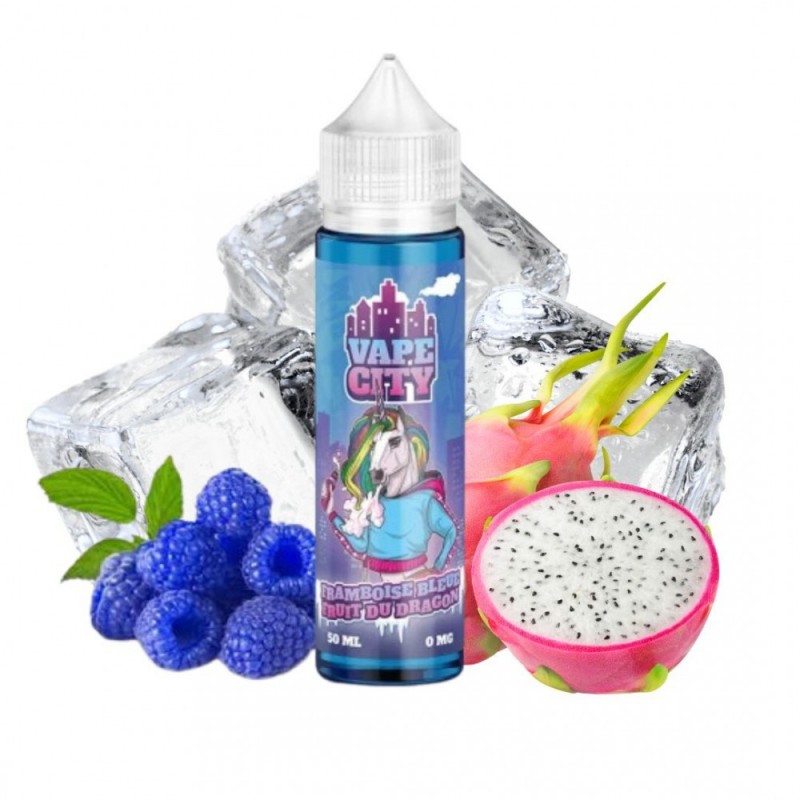 Framboise Bleue Fruit du Dragon 50ml Vape City